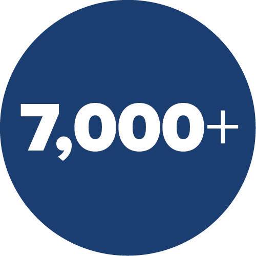 7,000+ Bubble