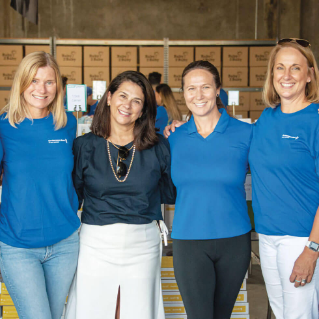 Five City National Bank Executives Volunteer at Baby2Baby