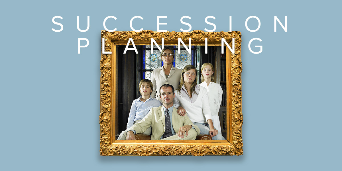 Framed photo of family - SUCCESSION PLANNING