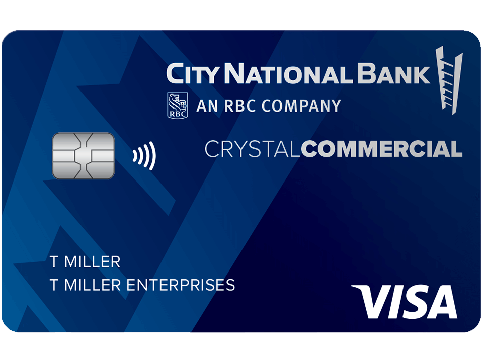City National Crystal Commercial Credit Card