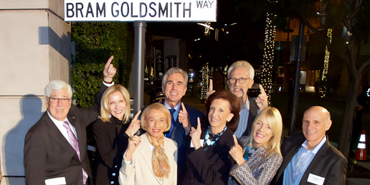 The City of Beverly Hills Names Street After Bram Goldsmith City