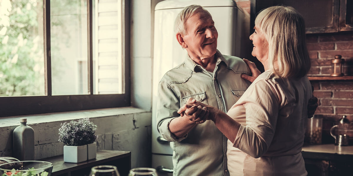 retired couple in uncertain times