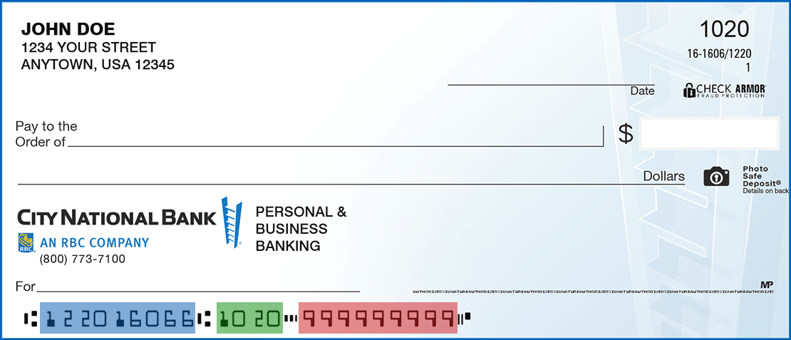 Routing Number | City National Bank