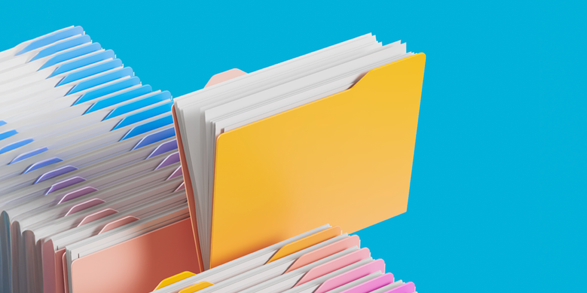 Animated file coming from cabinet
